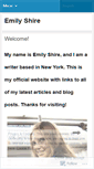 Mobile Screenshot of emilyshire.com
