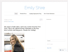 Tablet Screenshot of emilyshire.com
